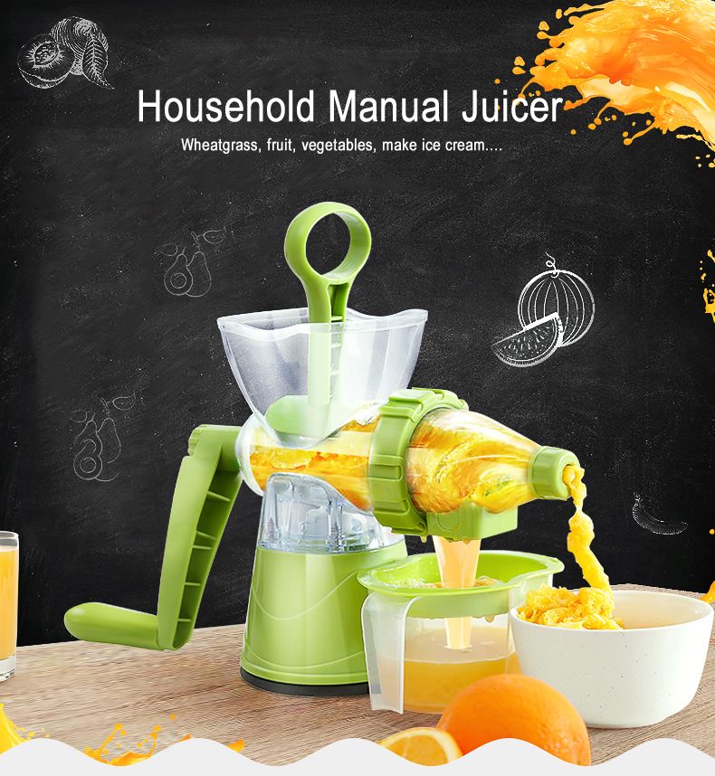 Compra Frutas Hogar Exprimidor Manual Del Escritorio Exprimidor De Pasto De  Trigo / Frutas / Verduras / Extractor De Jugo De Helado De Máquina Jugo De  La Máquina Barato | Entrega Rápida