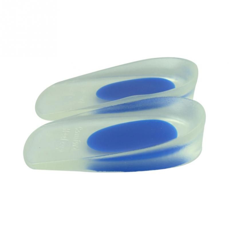 Men Women Silicon Gel Heel Cushion Insoles Soles Relieve Foot Pain