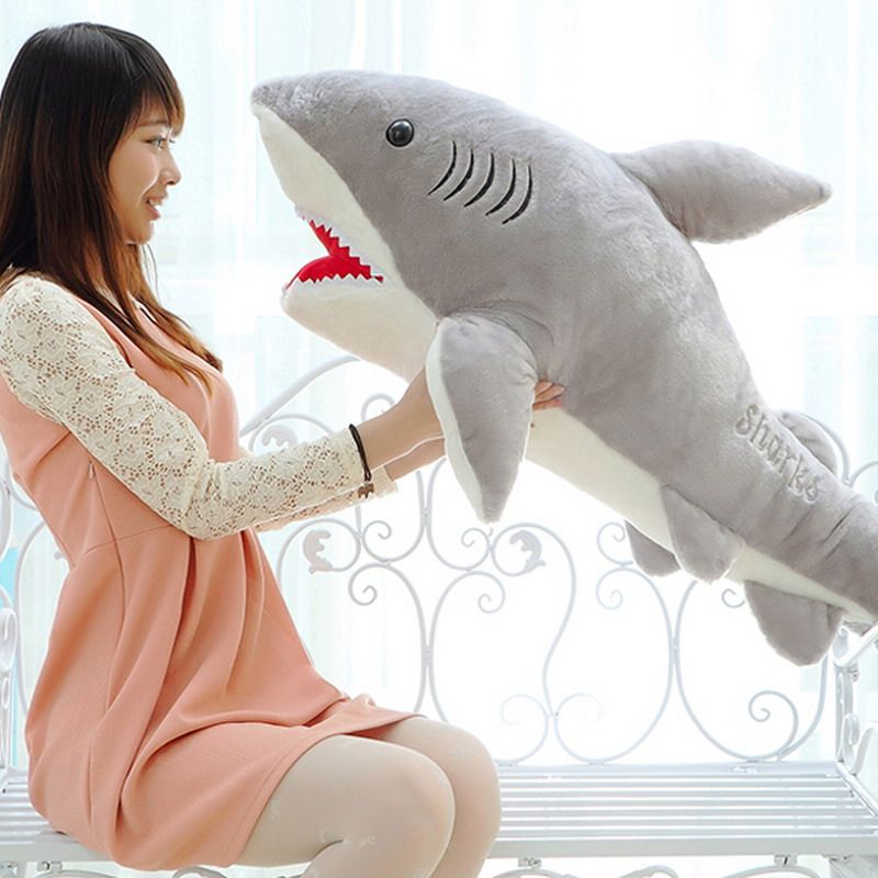 Giant Stuffed Shark 2017 70cm shark plush toy stuffed pillow doll birthday gift kids Giant Stuffed Shark 2017 70cm shark plush toy stuffed pillow doll birthday gift kids