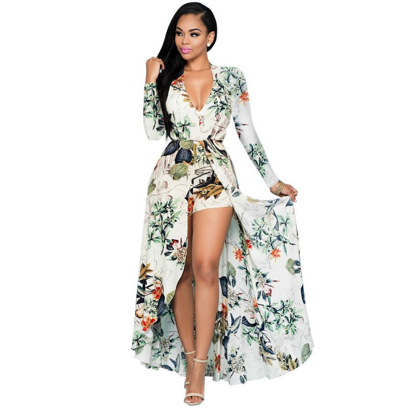 Full Length Floral Dresses