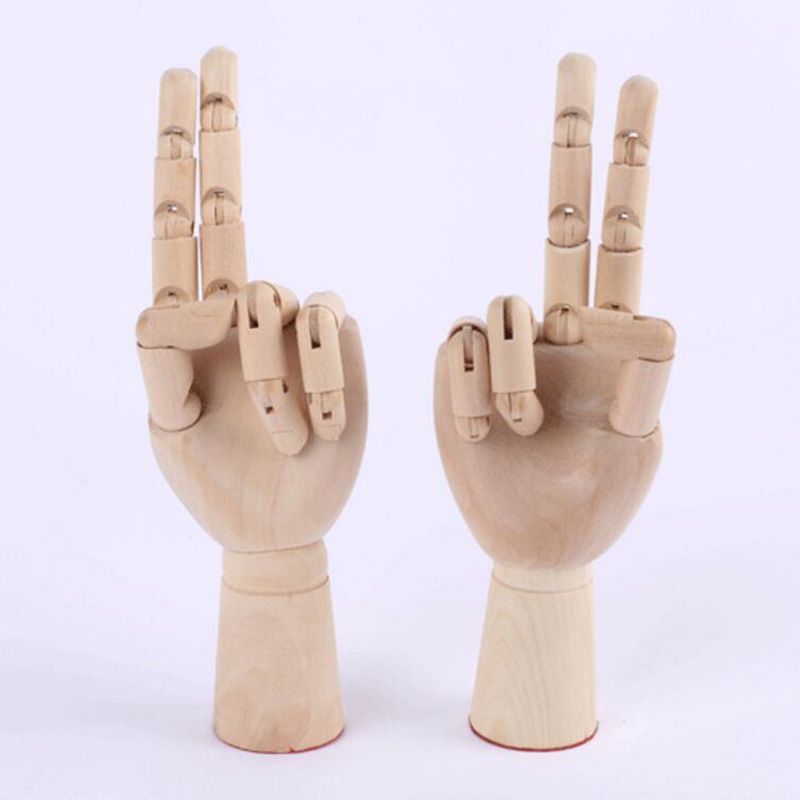 8 10 tall wooden hand drawing sketch mannequin model wooden
