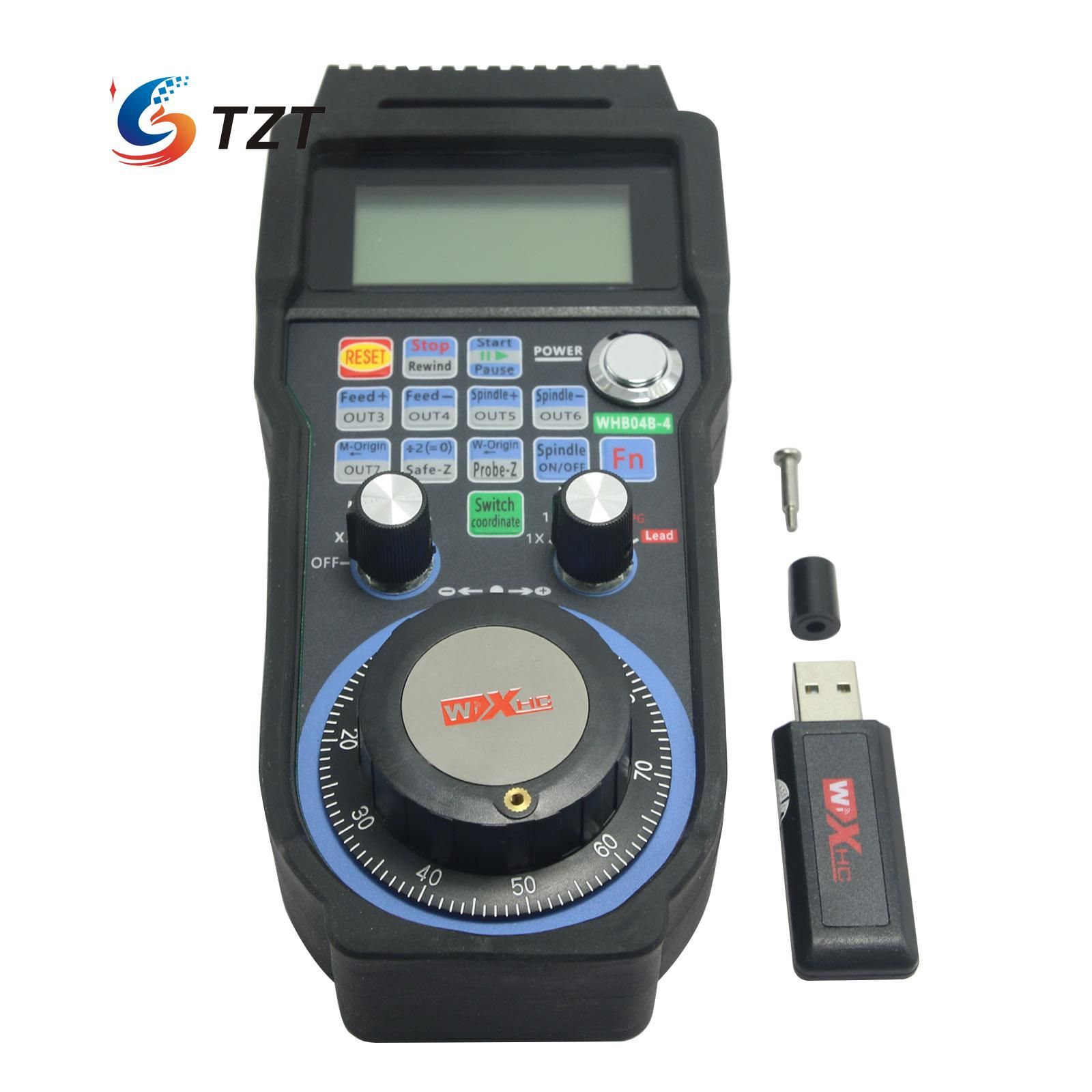 Wholesale CNC MACH3 4 Axis Wireless Electronic Handwheel 100PPR Manual Controller USB Handle MPG WHB04B Controller Remote On Tv Remote From Cowpea, ...