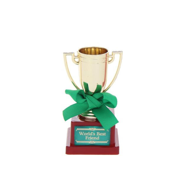 2018 wholesale mini award cup with ribbon and congratulatory text