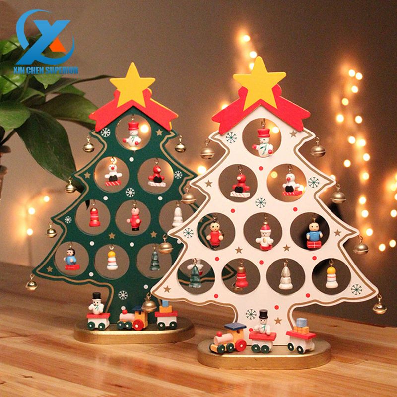 wholesale diy cartoon wooden christmas tree decoration christmas gift ornament table desk decoration fast shipping handmade christmas decorations handmade - Diy Wood Christmas Decorations wholesale diy cartoon wooden christmas tree decoration christmas gift ornament table desk decoration fast shipping handmade christmas decorations handmade - Diy Wood Christmas Decorations