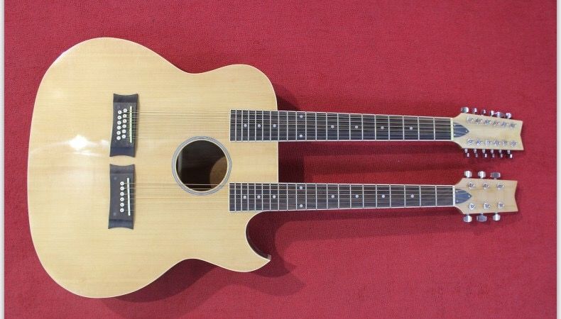 Compra Nueva Marca De Guitarra Acústica Eléctrica De Doble Cuello Con  Cutway Y EQ En Color Natural. Barato | Entrega Rápida Y Calidad | Es.Dhgate
