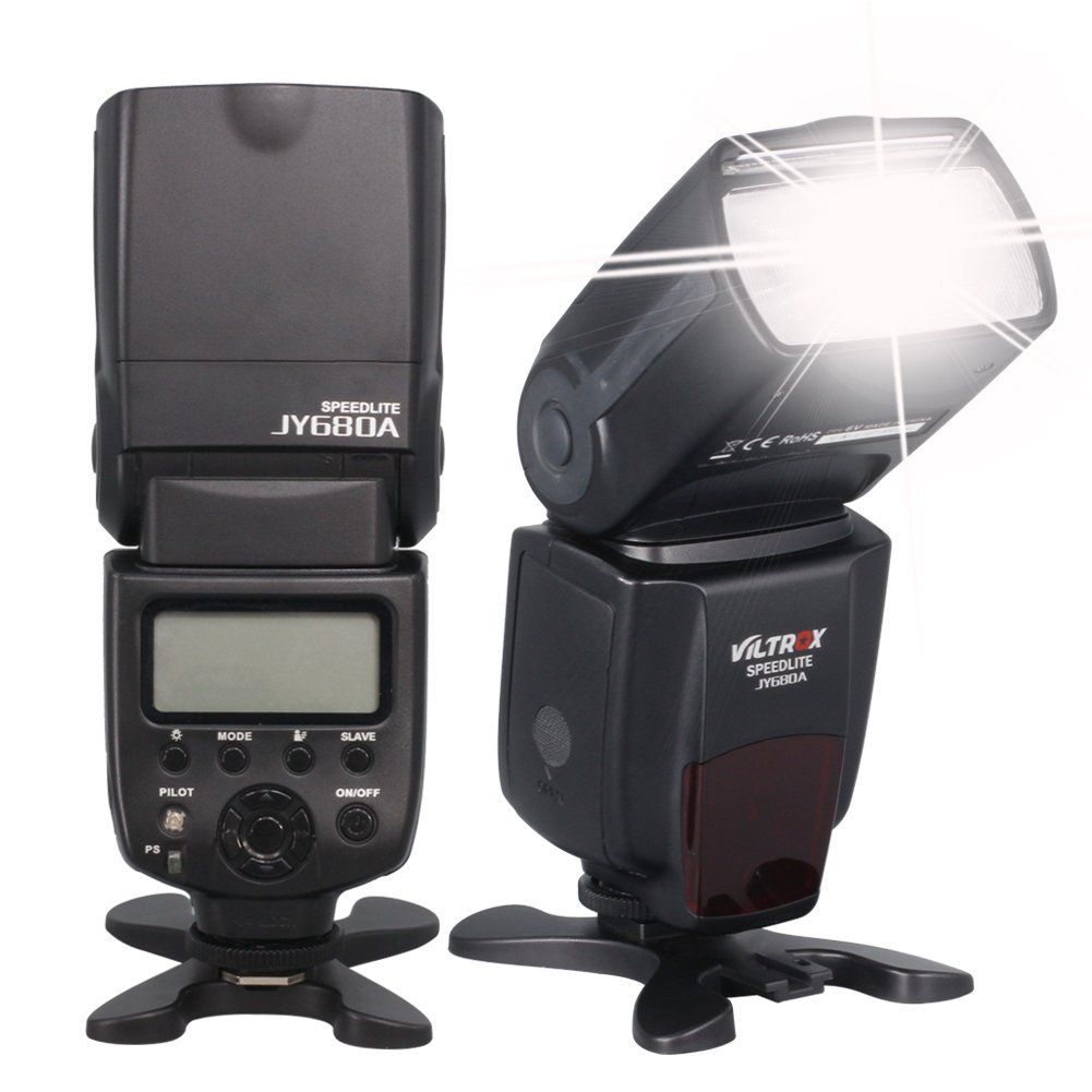2019 Viltrox JY680A On Camera Flash GN33 Speedlite Flash Light With LCD
