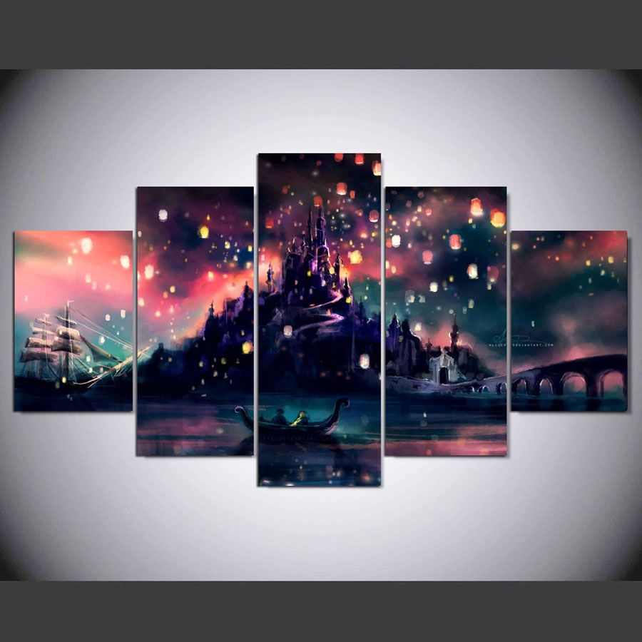 Grosshandel Grosse 60 X32 5 Panels Kunst Leinwand Drucken Harry Potter Hogwarts Kunst Poster Wand Wohnkultur Innen Kein Rahmen Von Ddartoilpainting 30 31 Auf De Dhgate Com Dhgate