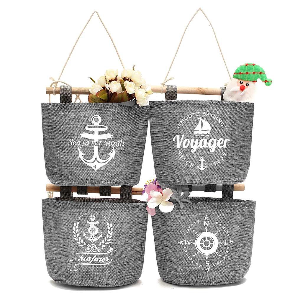 Wall Hanging Storage Baskets 2017 wholesale vintage hanging storage basket cotton linen Wall Hanging Storage Baskets 2017 wholesale vintage hanging storage basket cotton linen