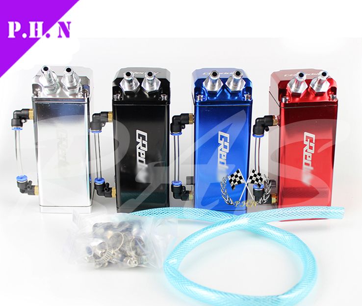 2019 Free Shiping Greddy Square Oil Catch Tank / Reservoir With 2