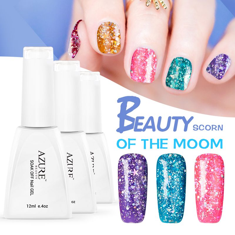 Azure 12ml UV Gel Esmalte De Uñas Gorgeous Color Nail Gel Polish es Gel