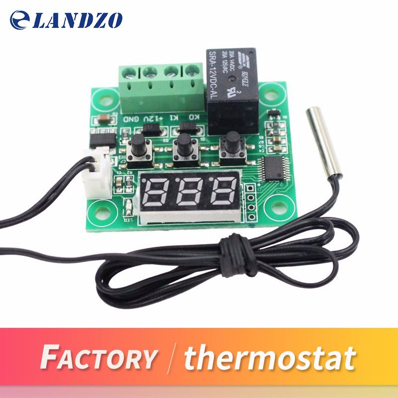 2020 W1209 DC 12V Heat Cool Temp Thermostat Temperature Control Switch
