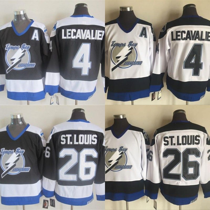 2019 Mens Tampa Bay Lightning Jersey 26 Martin St.Louis 4 Vincent