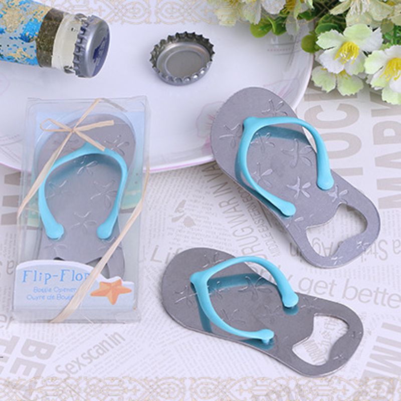 2019 Wholesale Beach Theme Flip Flop Beer Bottle Opener With