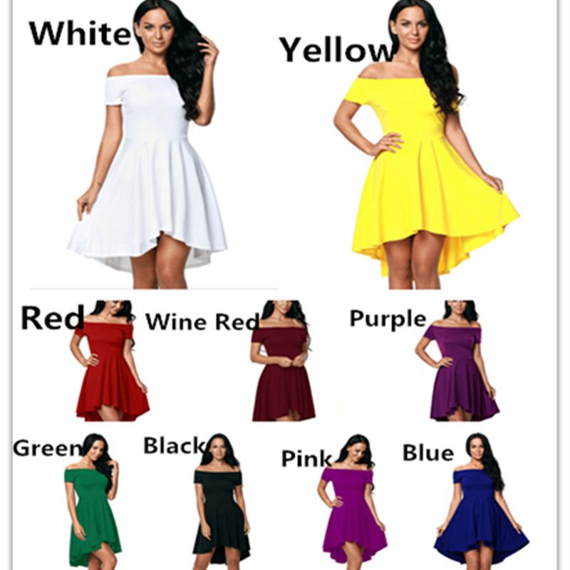 Fashion Women Sex One Piece Dress Hot Selling Summer Lady Boat Neck Mini Dresses Factory Supply From Eveningdress Supply 12 97 Dhgate Com
