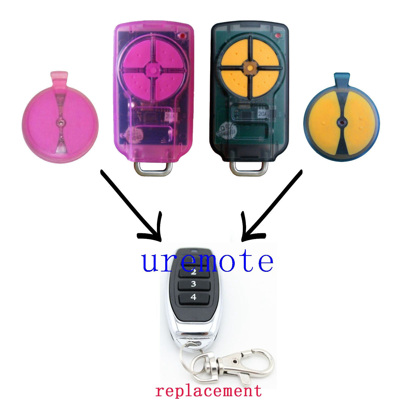 Ata Ptx5 Triocode Garage Door Remote Transmitter Replacement Gdo 6v3 Ata Ptx5 Triocode Garage Door Remote Transmitter Replacement Gdo 6v3 6v4 7v2 7v3 8v3 9v2 Locksmith Equipment And Supplies For From