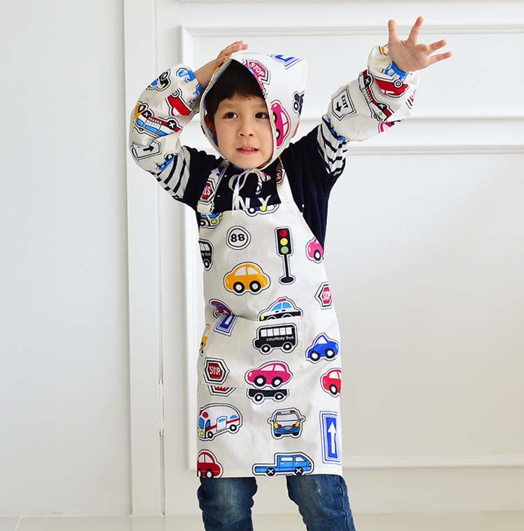 Smileq Grembiule Da Donna In Cotone Senza Maniche Grembiule Da Cucina Per Bambini Con Grembiule E Grembiule Danza Abbigliamento Tecnico