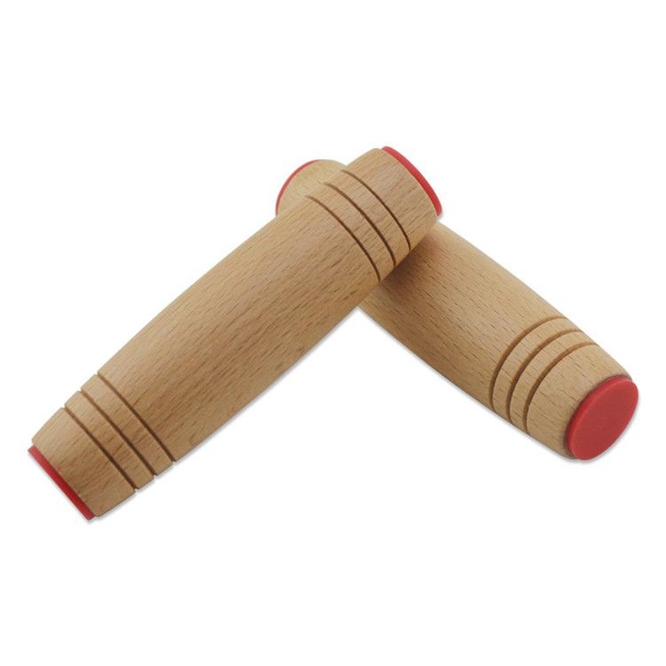 Beech Wood Mokuru Stick Rollver Toy Fid Stick Table Top Desk