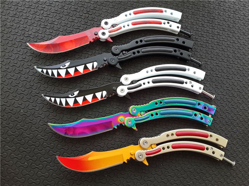 CS GO Butterfly Knife Custom Designed Balisong CSGO Tactical Gear CSGO