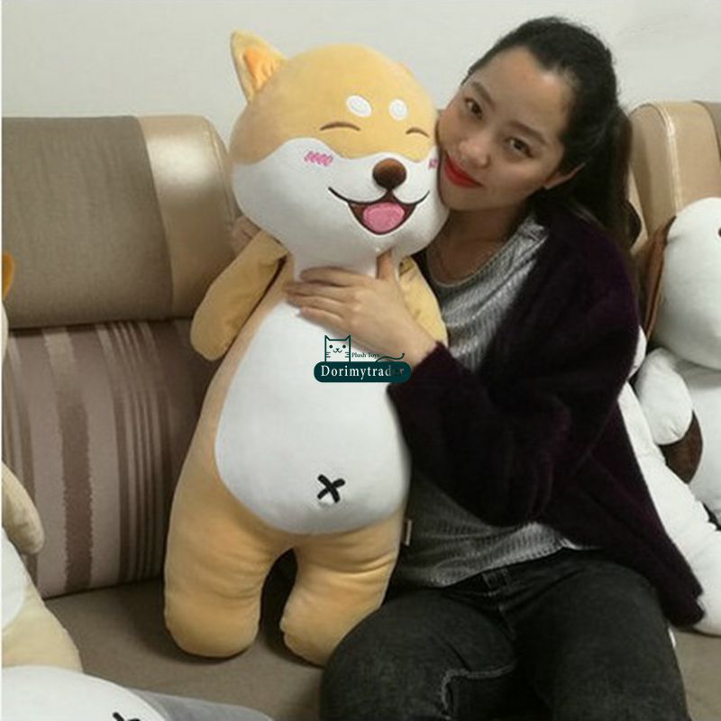 Satin Al Dorimytrader Yeni Moda 80 Cm Buyuk Yumusak Karikatur Husky Pelus Yastik Shiba Inu Hug Yastik 31 Doldurulmus Hayvan Kopek Oyuncak Bebek Cocuk Hediye Dy Tl330 62 Dhgate Comda