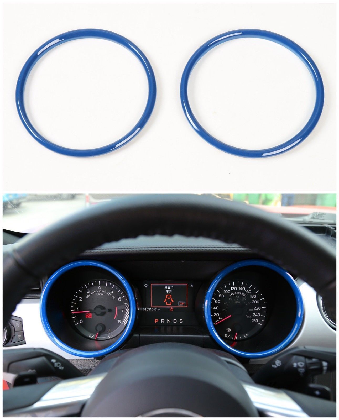 Acquista Cornice Decorativa Cruscotto Auto Ford Mustang 2015 2017 2 Pezzi Abs A 46 03 Dal Locy Dhgate Com