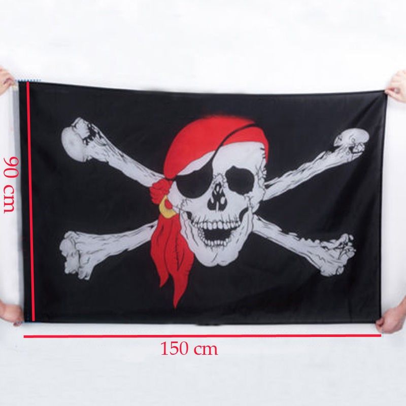 Compre Jolly Roger Pirate Flag Cross Bone Skull Banner Banderas Bandana Poliester Fiesta De Halloween Bar Club Encantado Mansion Decoracion 3x5 Pies Suministros Para Eventos A 1 95 Del Flagswholesale Es Dhgate Com