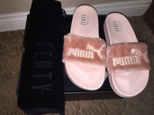 puma and fenty slippers