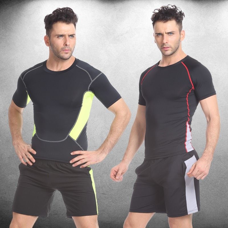Compre Al Por Mayor Para Hombre Apretado Deporte Gimnasio Chándal Corto  Funcionamiento De Marcha En Seco Rápido Jogging Desgaste Apretado  Compresión Ejercicio Fitness Entrenamiento A 10,71 € Del Goldfin |  Es.Dhgate.Com