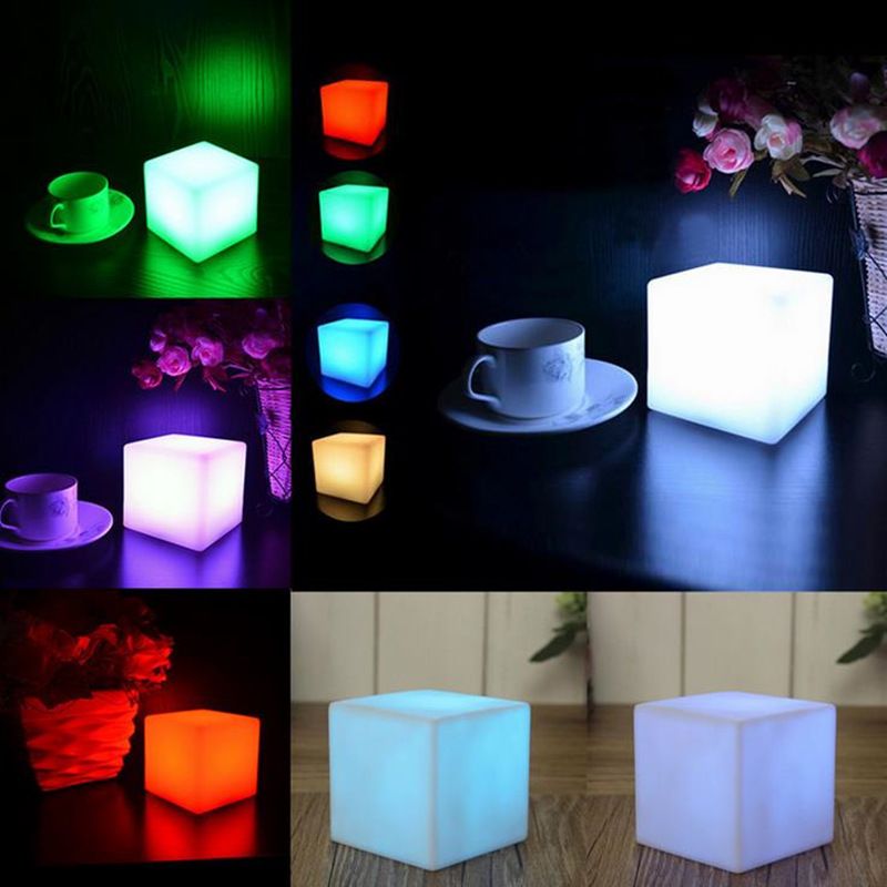 2018 Square Led Outdoor Light Cube Mini Night 2018 Square Led Outdoor Light Cube Mini Night Glow Jf 101 From Perfumeliang 2 39 Dhgate Com