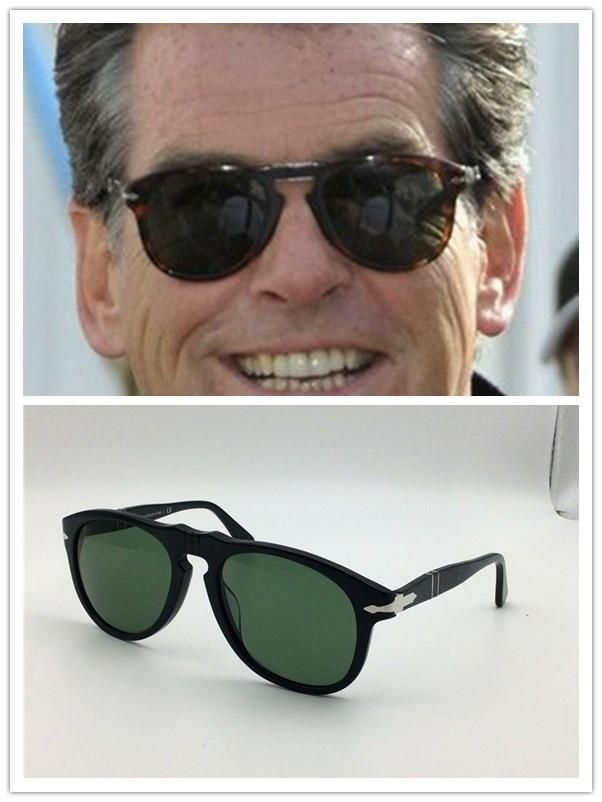 Persol Sunglass 649 Men Sunglasses Pilot Shape Plastic Frame Retro Men