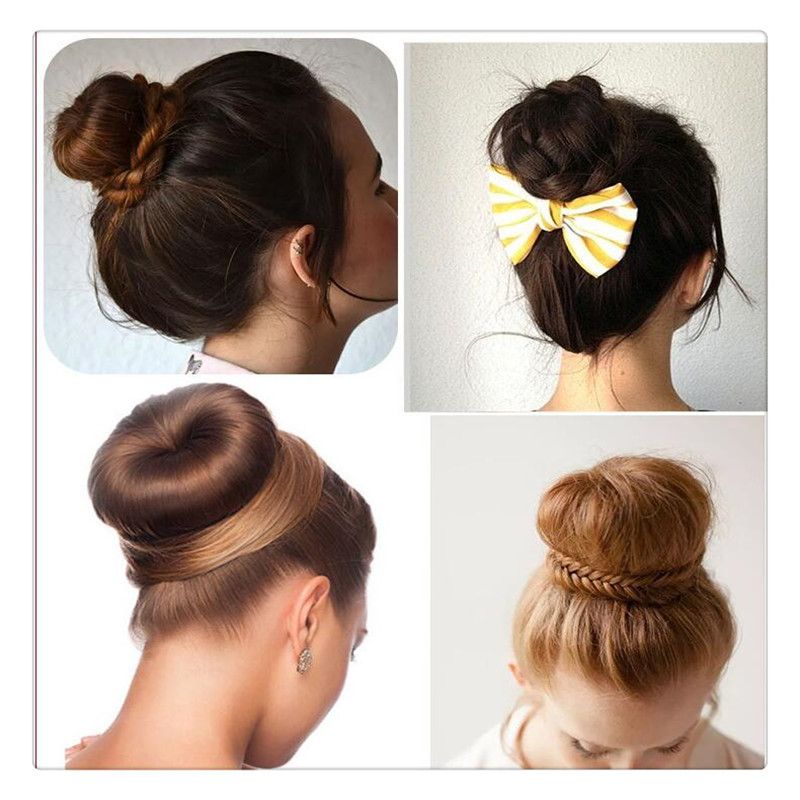 Magic Hair Bun Maker Kit Hair Bow Tie Girl Diy Styling Donut