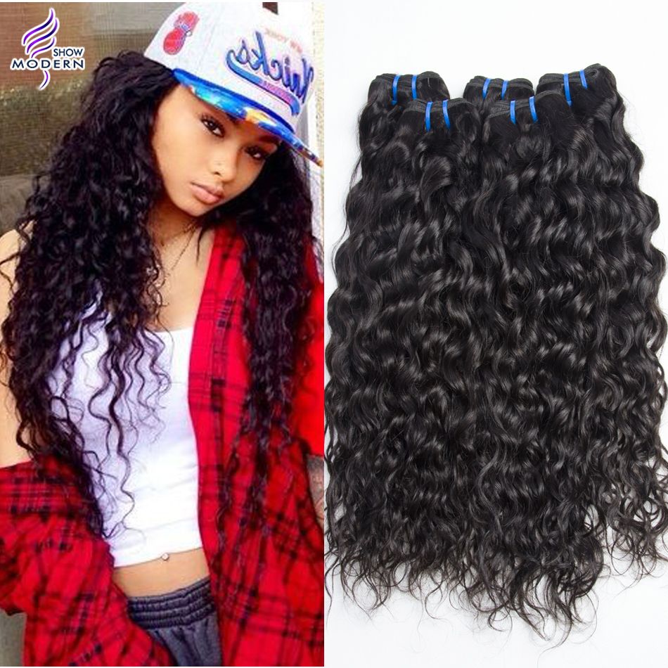 Wet And Wavy Brazilian Human Hair Bundles Unprocessed Brazilian