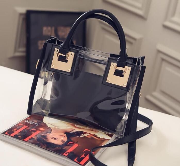 clear designer purse