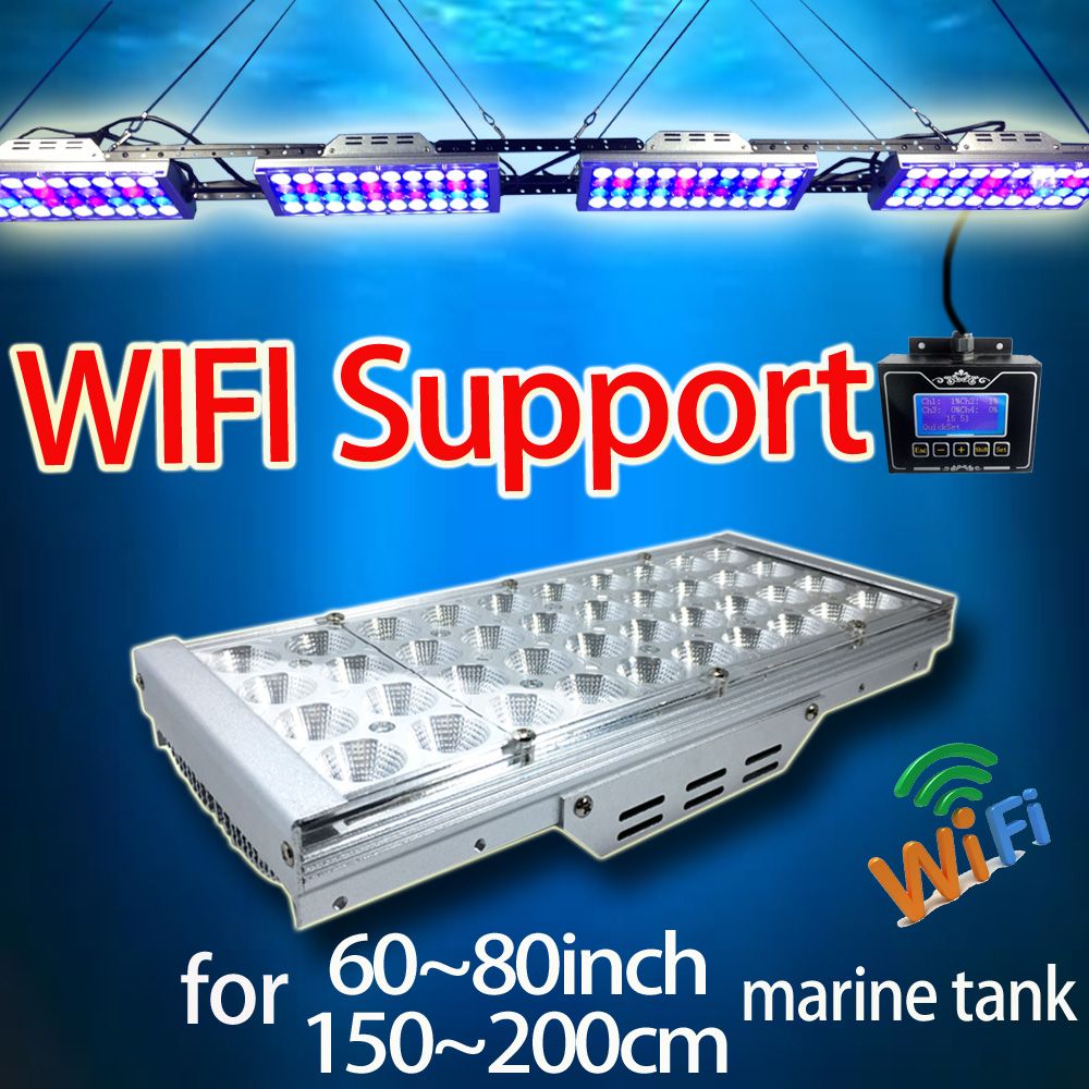 2018 Led Aquarium Light Fixture For Saltwater Coral Tanks Dimmable 2018 Led Aquarium Light Fixture For Saltwater Coral Tanks Dimmable Programmable 72 Reef Lamp Lighting Wifi Remote Blw004 From Bestjoylife