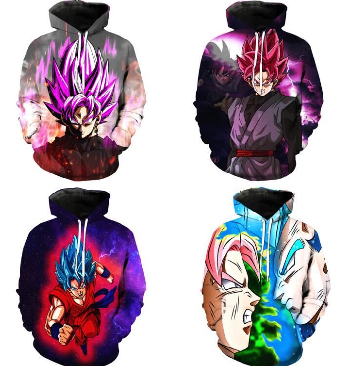 großhandel anime hoodies dragon ball z tasche mit kapuze sweatshirts kind  goku 3d hoodies pullover männer frauen langarm oberbekleidung new hoodie  von