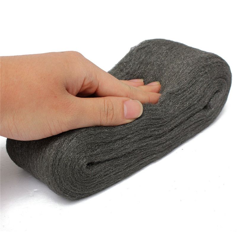 0000 wire wool on glass