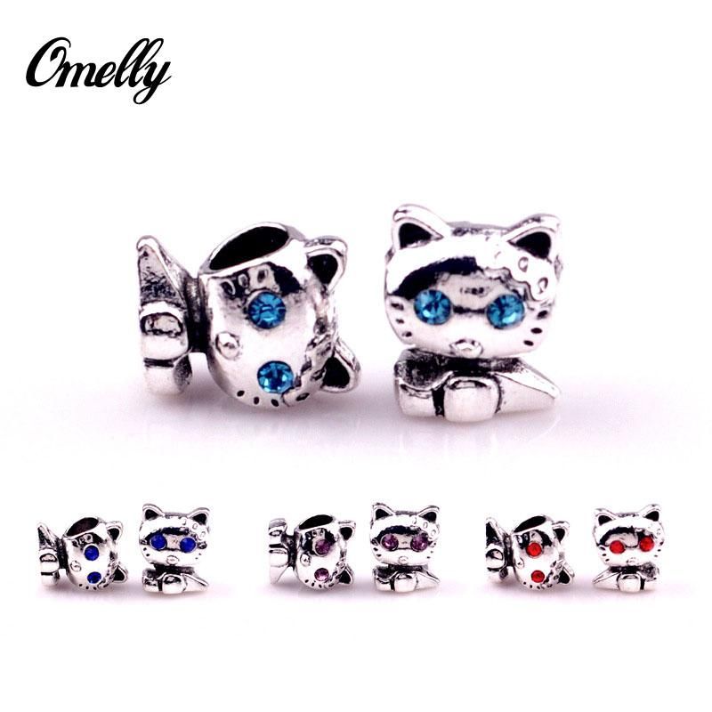 Best Cute Cats Ale Pandora Charms Silver Filled Loose Beads Diy Jewelry