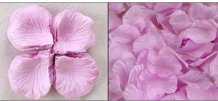 Top qualität 1000 stücke Seide Rose Blütenblätter Blätter Hochzeit Dekorationen Party Festival Confetti Decor 8 farben