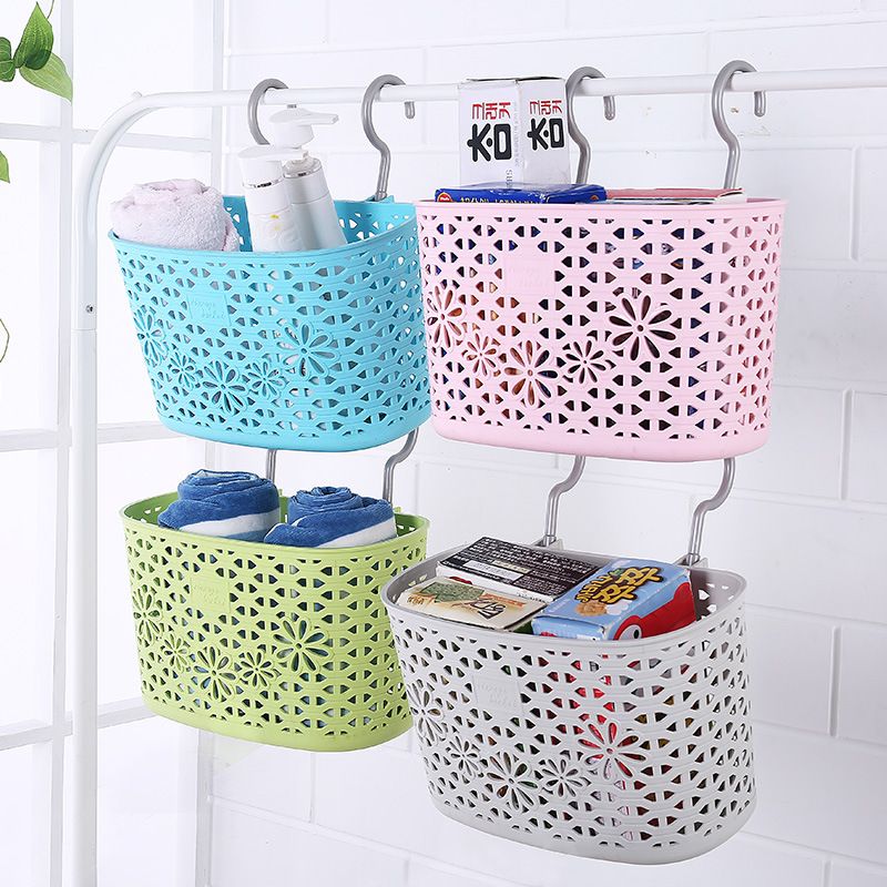 2021 Rattan Plastic Storage Baskets Eco Friendly Hooks Basket Plastic Storage Baskets Kitchen