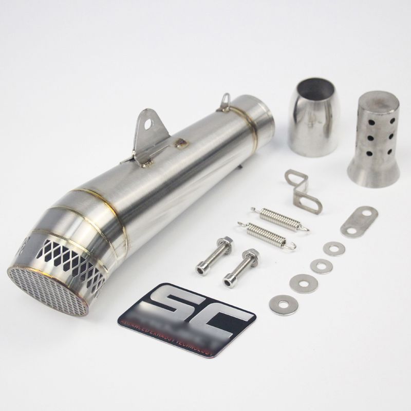 2021 Length 285mm 320mm Universal Motorcycle Exhaust Muffler Pipe