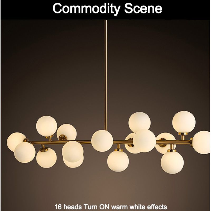 Moden Art Pendant Light Gold Black Magic Bean Led Lamp Living Dining Moden Art Pendant Light Gold Black Magic Bean Led Lamp Living Dining Room Striplight Glass Fixtures Nautical Lights Drum Shade