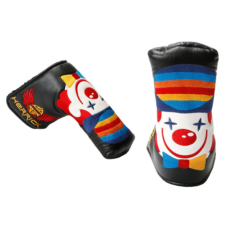 2019 Golf Clubs Putter Headcover Clever Clown Embroidery Covers Golf