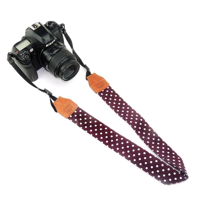 2019 Generic Polka Dot Camera Neck Strap For Fujifilm Polaroid Instax