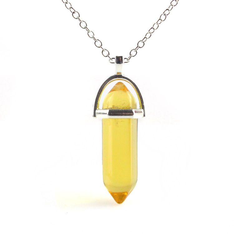 klaces Point Chakra Healing Cross Heart Awl C