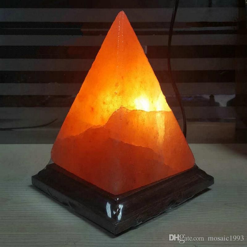 Fast Dimmable 2 4kg 5 29lb Pyramid Himalayan Salt Lamp Fast Dimmable 2 4kg 5 29lb Pyramid Himalayan Salt Lamp Negative Ion Natural Himalayas Night Light Rock Lamps