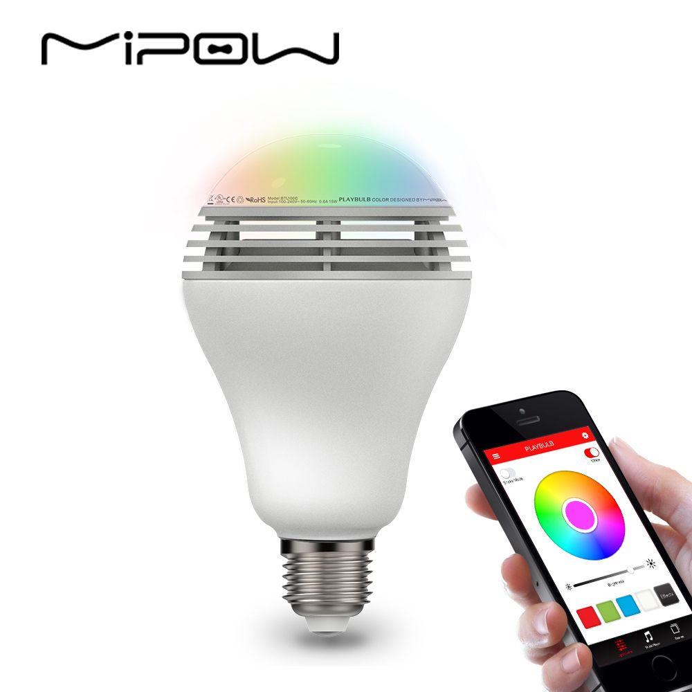 Mipow Playbulb Bluetooth Speaker Smart Dimmable Led Light Bulbs Mipow Playbulb Bluetooth Speaker Smart Dimmable Led Light Bulbs Color Changing Lighting Romantic Party Lights Valentine S Day