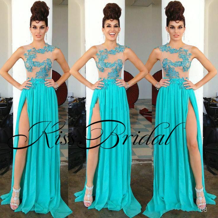 turquoise prom dresses 2018