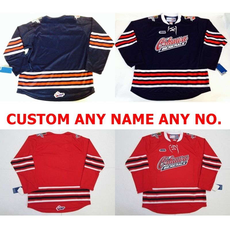 20162017 New Customize OHL Oshawa Generals Jersey Mens Womens Kids