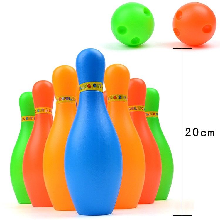 Bowling Set Children Sports Indoor And Outdoor Toy Color Large Bowling Set Children Sports Indoor And Outdoor Toy Color Large Bowlings Suit Leisure Eco Friendly Mini Bottle Safe 8 8ry F With 4 49 On