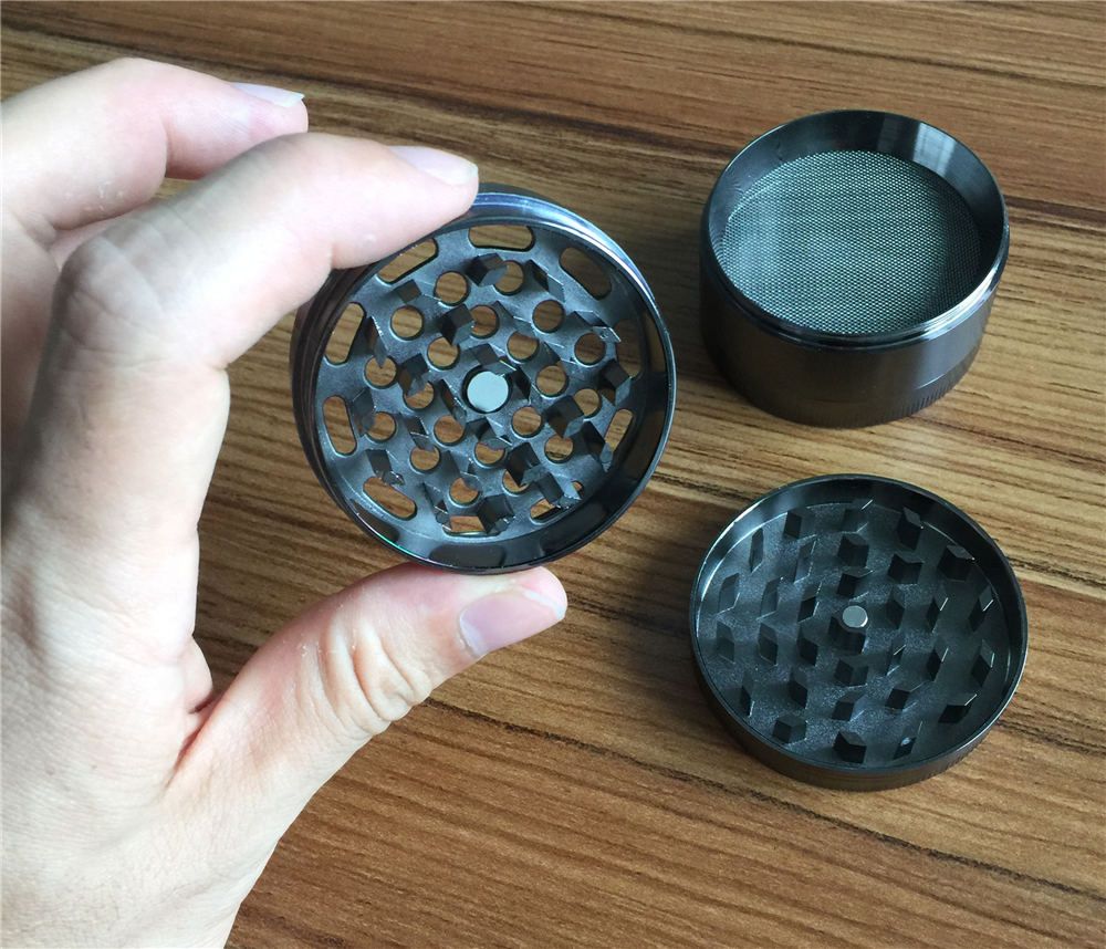2019 50mm SharpStone Herb Grinder Zinc Alloy Smoking Grinder, CNC Teeth