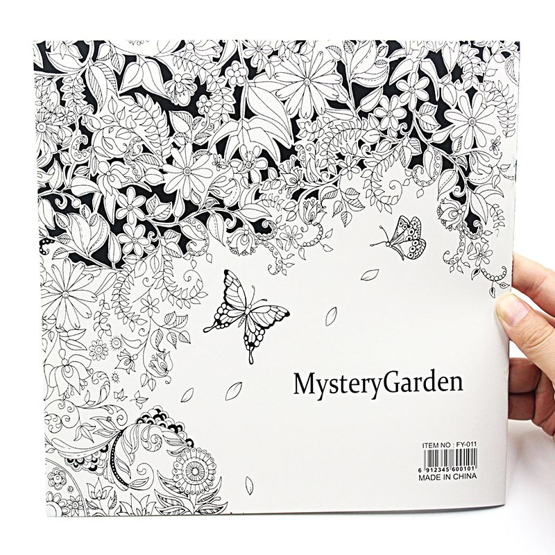 1 pcs new 24 pages 2525cm coloring books for kids and adults painting book mystery garden secret garden coloring book - Kids Painting Book 1 pcs new 24 pages 2525cm coloring books for kids and adults painting book mystery garden secret garden coloring book - Kids Painting Book